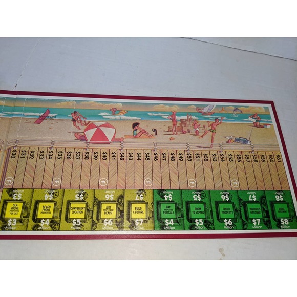 Vintage 1985 Advance To Boardwalk Board Game Parker Brothers Complete - Picture 7 of 9